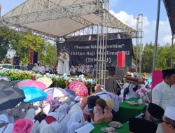 Banser Sugihwaras Amankan Forum Silaturahmi IHM Muslimat NU Bojonegoro, Pastikan Kegiatan Berjalan Lancar