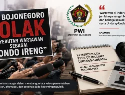 PWI Bojonegoro: Jangan Generalisasi Wartawan dengan Istilah “Londo Ireng”