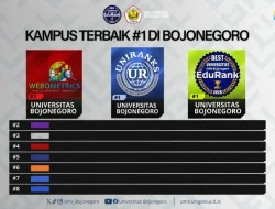 Unigoro Pertahankan Posisi Kampus Terbaik Pertama di Kabupaten Bojonegoro Versi EduRank, Webometrics dan UniRanks