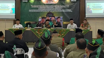 Jelang Muktamar ke-35 NU, Ansor Banser dan Pagar Nusa Gelar Rapat Koordinasi