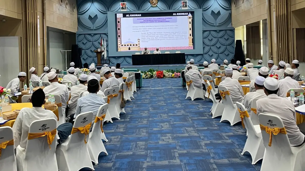 Rakerda I Jamaah Al Khidmah Bojonegoro di Gedung BMT NU Ngasem