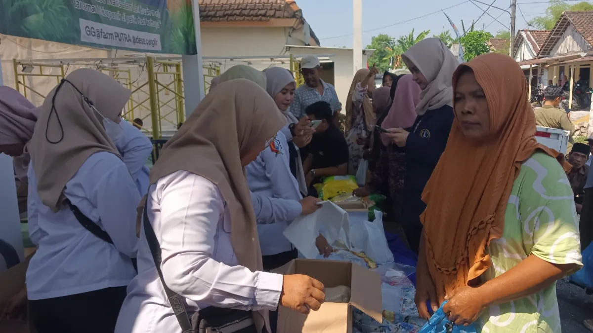 Gerakan Pangan Murah di Desa Cengkir Kepohbaru Bojonegoro