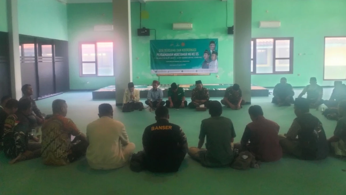 Banser Bojonegoro koordinasi pengamanan Muktamar NU ke-35