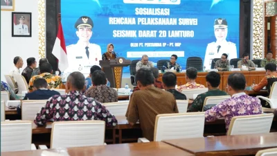 Sosialisasi Survei Seismik 2D Lamturo di Bojonegoro