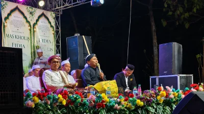 Nikahan Gelar Gebyar Sholawat, Banser Dander Bantu Pengamanan