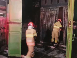 Ruko Dua Lantai di Pasar Kedungadem Terbakar, Kerugian Ditaksir Rp1 Miliar