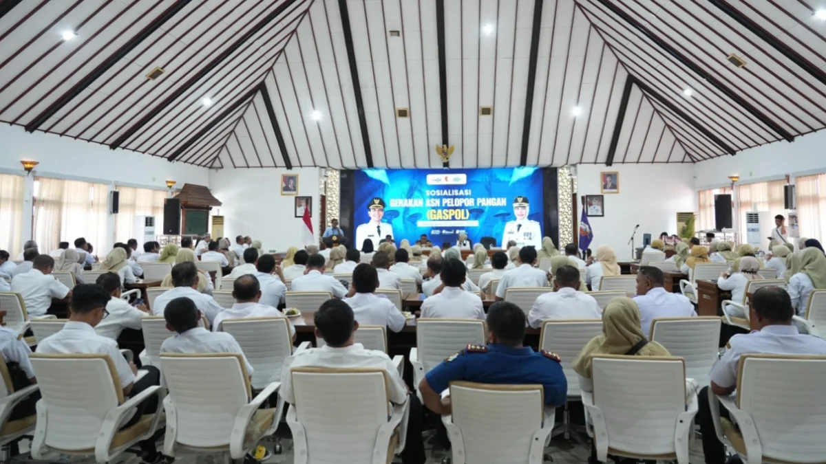 Sosialisasi GASPOL dan gerakan ASN pelopor pangan di Bojonegoro