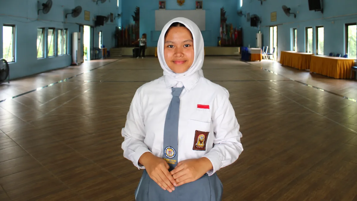 Victoria Siap Maju Ketua OSIS SMAN 1 Kalitidu