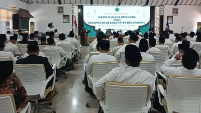 Pengurus MUI Kecamatan se-Bojonegoro Resmi Dikukuhkan, Didorong Perkuat Khidmah untuk Umat