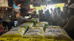 Stok beras Bulog Bojonegoro di Pasar Lamongan