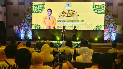 Setyo Wahono menghadiri Rakerda DPD Golkar Bojonegoro