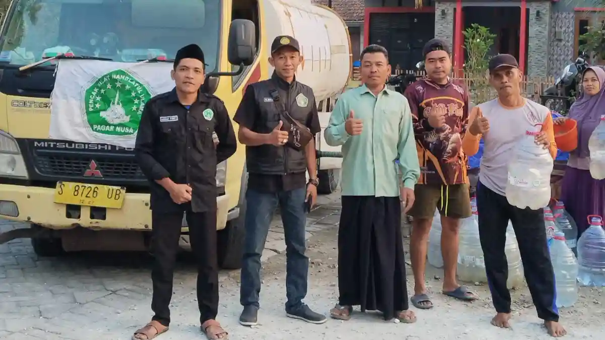 Pagar Nusa Kapas menyalurkan air bersih ke Kumpulrejo