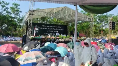 Silaturahim IHM NU Bojonegoro di Lapangan Unugiri