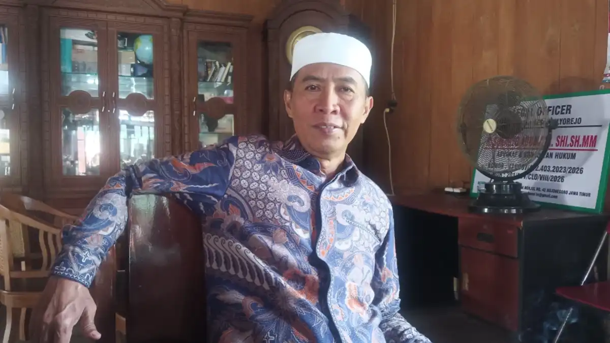 H. Subekhan Kades Mulyorejo saat diwawancarai tentang gebrakan pertanian
