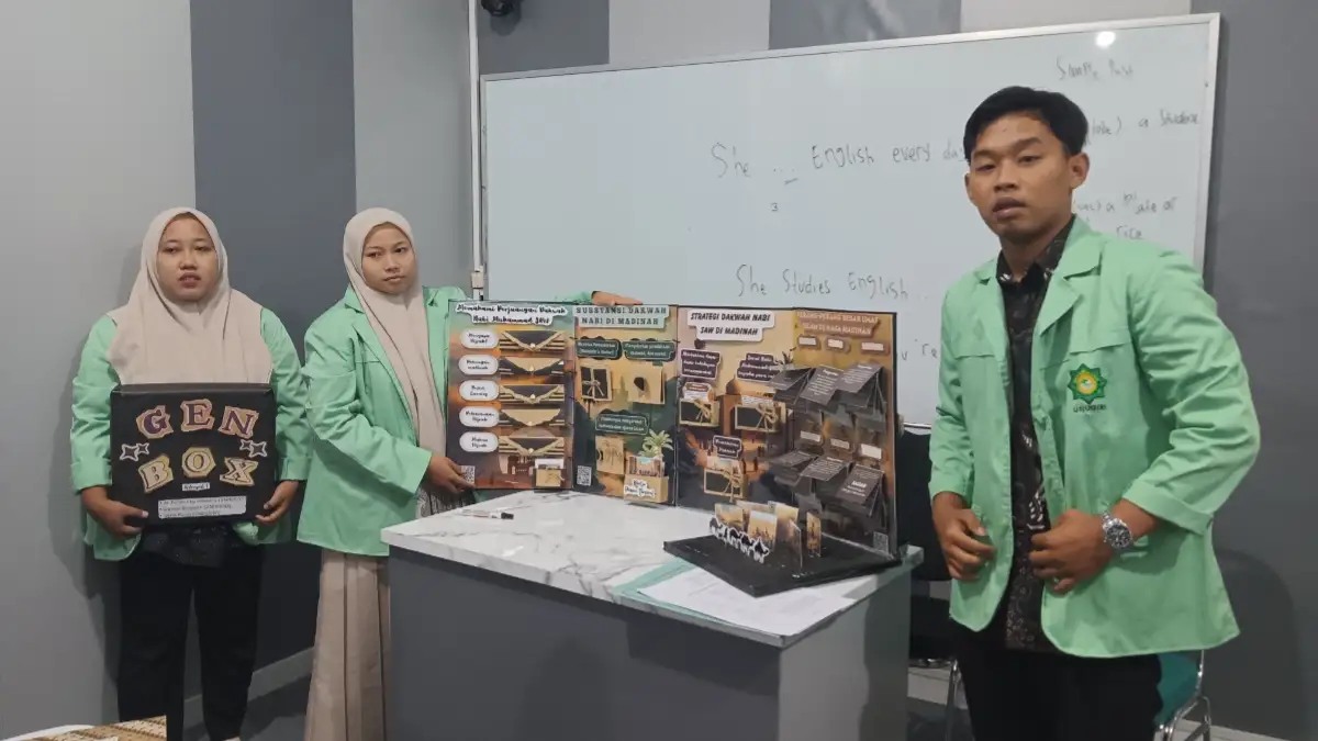 Presentasi Gen Box karya mahasiswa PAI Unugiri dalam verifikasi HAKI