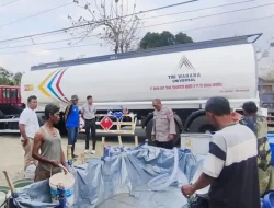 PT Bahana Multi Teknik Dropping 32.000 Liter Air Bersih untuk Warga Desa Nganti