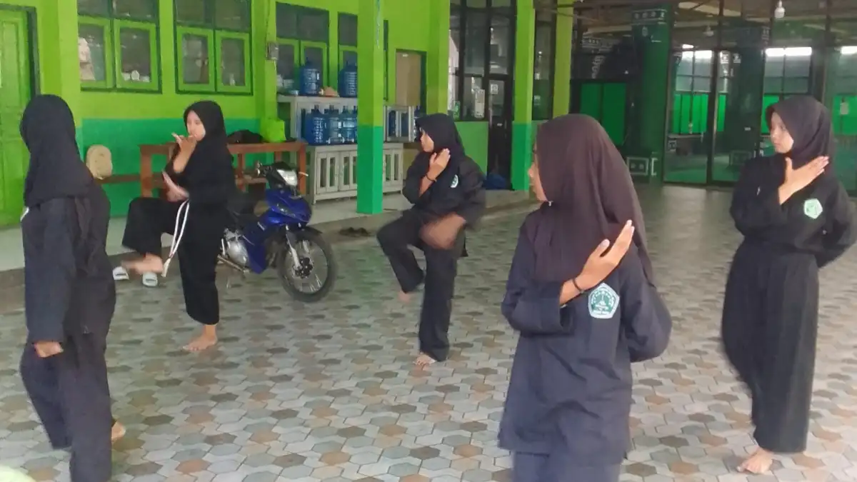 Atlet Pagar Nusa Magetan mengikuti pemusatan latihan