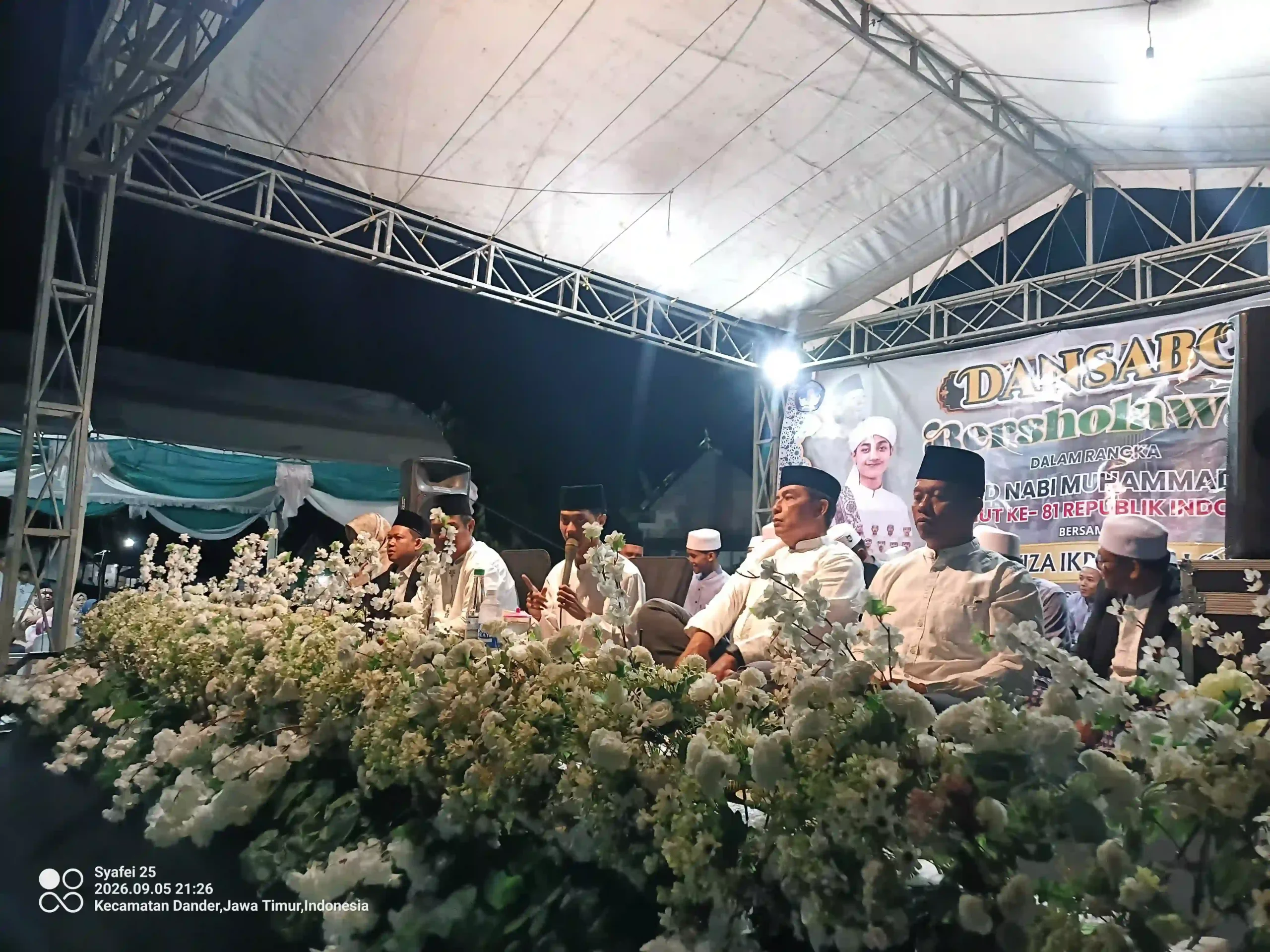 Dansabo Bersholawat dalam rangka Maulid Nabi di Dander
