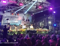 Masjid Baitur Rahman Bersholawat Maulid Nabi, Banser Sumberrejo Bantu Pengamanan
