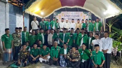 Dirangkai Peringatan Maulid Nabi, MDSRA PAC GP Ansor Sumberrejo Gelar Pertemuan Rutin di Pekuwon