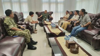 Silaturahim SMSI Bojonegoro dengan Kodim 0813 Bojonegoro