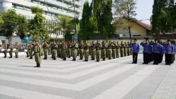 Ziarah Nasional HUT ke-81 TNI, Kodim Bojonegoro Ajak Generasi Muda Teladani Pahlawan