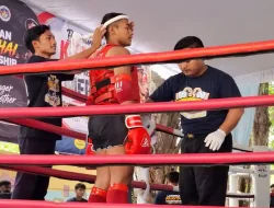 Penampilan Perdana Wasit Muaythai asal Bojonegoro, Cavan Ayuban S., di Lamongan