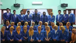 Pengurus PR PMII Wahab Chasbullah usai pelantikan
