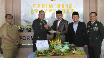 Abdulloh Umar hadiri HUT ke-81 TNI di Kodim Bojonegoro