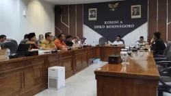 Audiensi PTSL warga Jetak di Komisi A DPRD Bojonegoro