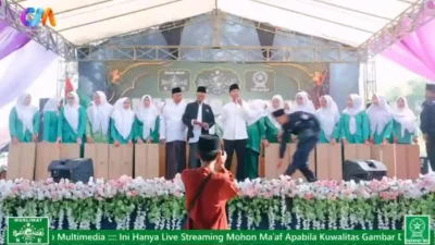 Pengajian Muslimat-Fatayat NU di Desa Mulyorejo Balen