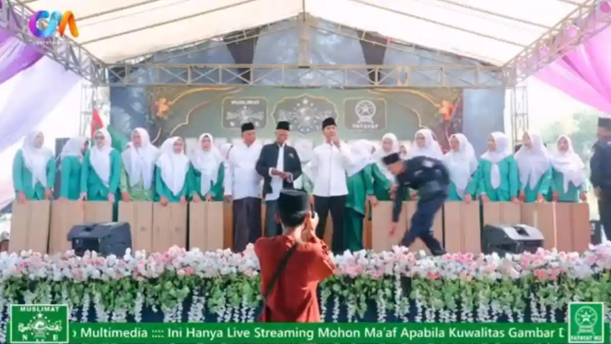 Pengajian Muslimat-Fatayat NU di Desa Mulyorejo Balen