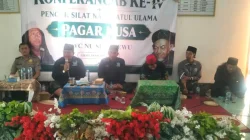 Konferancab IV Pagar Nusa Sukosewu di Gedung MWCNU Sukosewu, Bojonegoro, 18 Oktober 2026.