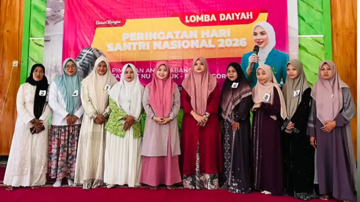Peserta Lomba Daiyah Gen Z PAC Fatayat NU Trucuk dalam rangka Hari Santri Nasional 2026.