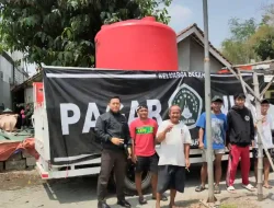 Dampak Kemarau Panjang, Pagar Nusa Ranting Kayulemah Gelar Aksi Sosial Salurkan Bantuan Air Bersih