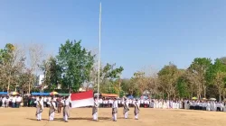 Khidmat, Ribuan Peserta Ikuti Upacara Hari Santri 2026 MWCNU Dander