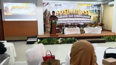 Sosialisasi toleransi dan keberagaman DPRD Jawa Timur bersama IKASA di Bojonegoro
