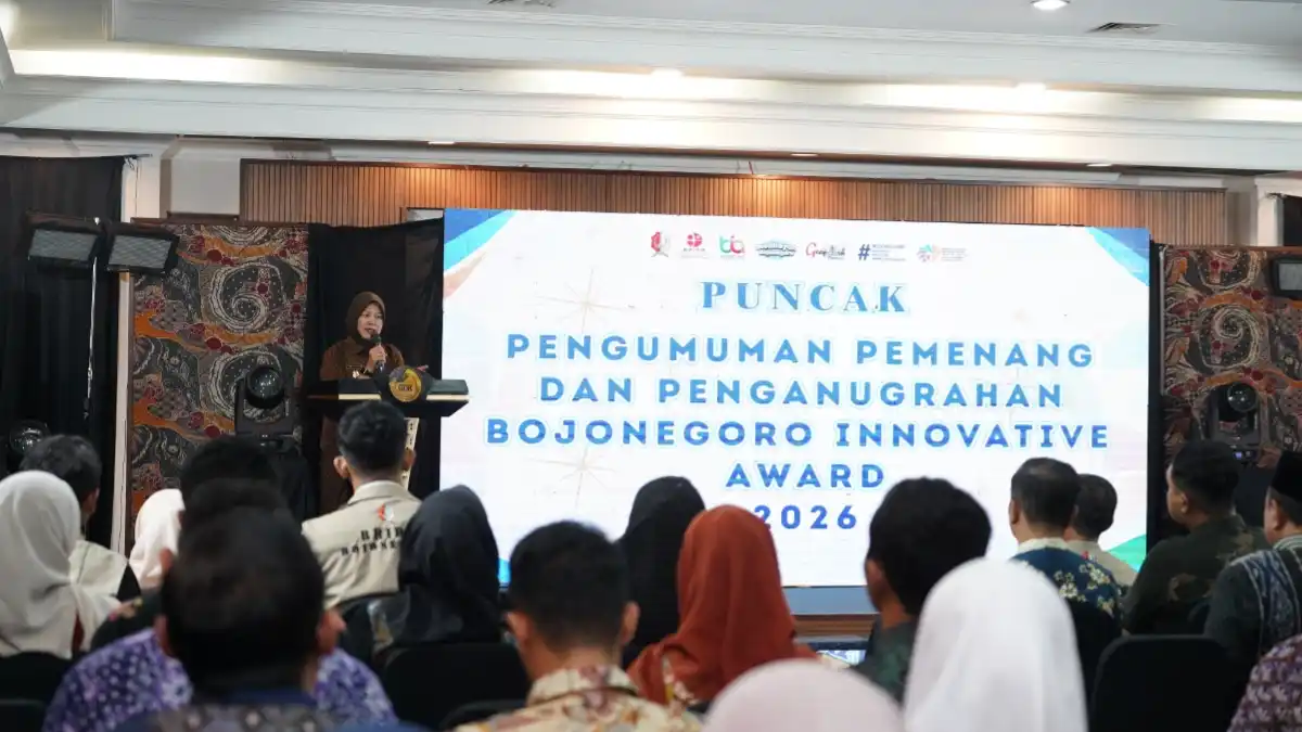 Puncak penganugerahan Bojonegoro Innovative Award 2026 di Hotel GDK Bojonegoro