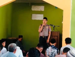 Wujudkan Polisi Bersama Masyarakat, Polsek Gayam Laksanakan Jumat Keliling di Desa Katur