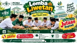 Ilustrasi lomba liwetan PCNU Bojonegoro menyambut Hari Santri 2026