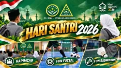 Hari Santri 2026 IPNU-IPPNU Bojonegoro dengan agenda Rapimcab dan olahraga